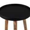 Metalsmith Solid Wood Side Table in Natural Finish