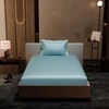 Stoa Paris 300TC UltrSatin Single Bedsheet Set Satin Single Dreamy Blue