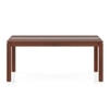 Atlas Crest Storage Solid Wood 6 Seater Dining Table In Honey Finish