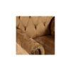 Arista Sheesham Wood Set of 2 Accent Chair in Taupe Brown Velvet Upholstery