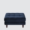 Brit Ottoman in Midnight Blue Colour