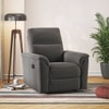 Jenson Fabric One Seater Manual Recliner in Urban Grey Colour
