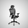 Kepler Brooks Zenith HB Office Desk Chair in Black Colour