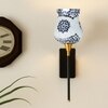 Devansh Metal Electric Wall Light in Black Colour with Multi Shade Count of 1 Light