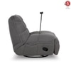 Avery One Seater Manual Fabric Recliner in Graphite Grey Colour