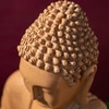 Beige Double Lotus Buddha Water Fountain