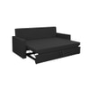 Akron 3 Seater Pull Out Sofa cum Bed  in Black Colour