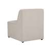 Scandinavian Traverse One Seater Sofa Matte Black Finish