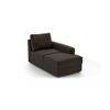 Apollo Compact Sofa (Colour : Chocolate, Cushion : Soft, Seating Capacity : Right Aligned 3 Seater + Right Aligned Chaise)