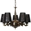 Devansh Metal Wall Mounted Lamp With Beige Jute Shade