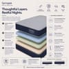 Dreamer Orthopaedic Memory Foam Dual Comfort Mattress (72 x 72 in, 8 Inches)
