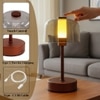 Modern Muse Table Lamp in Brown Color 3 Light Mode