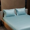 Stoa Paris 300TC UltrSatin Double Bedsheet Set Satin Double Dreamy Blue