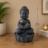 Water Fountain Buddha Bliss Water Fountain in Black Colour