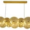 Shining Shield Cut Work Glass Elite Look Chandelier