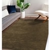 Rosie Chocolate Solid Woven Wool 6X4 Feet Carpet