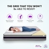 Relaxgrid with High Density  Mattress (75 x 42 in, 8 Inches)