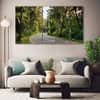 The Castle Decor Kerala Wall Painting Wooden Framed 27x48 Inch (Style 1)