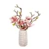 Pineapple Designed Carvings White Ceramic Vase