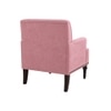 Terren Boucle Fabric Lounge Chair in Pink