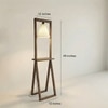 Euphoria Beige Jute Floor Lamp with Beige Jute Base