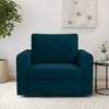 Melano  Pull Out Sofa cum Bed  in T Blue Colour