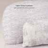 Opus 1 Seater Fabric Sofa in Dusk Grey Colour