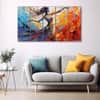 The Castle Decor Dance Art Wall Painting Wooden Framed Digital Painting 27x48 Inch (Style 2)