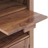 Mateo Solid Wood Bar Cabinet (Teak Finish)