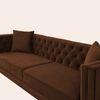 Haruko Fabric Sofa - Brown