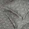 Light Grey Floral 180 TC Fitted 1 King  Bedsheet with 2 Pillow Covers