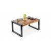 Hamstreet Sheesham Wood Coffee Table In Natural Rustic Wood Finish