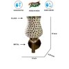 Devansh Metal Electric Wall Light in Gold Colour with Multi Shade Count of 1 Light