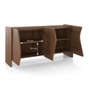 Koro Solid Wood Sideboard In Amber Walnut Finish