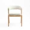 Harbor Solid Wood Dining Chair in Beige Colour