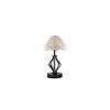 Frances Vintage off-white Shade Table lamp with Iron Base
