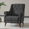 Joplin Accent Chair in Dark Grey Colour