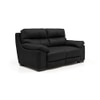 Thiene 2 Seater Leather Sofa in Licorice Colour