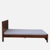 Sagar Solid Wood Queen  Size Bed Without Storage (Provincial Teak Finish)