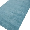 Jaipur Rugs Striped Wool And Viscose 5x8 Feet Deep Turquoise Handloom Carpet