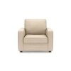 Apollo 1 Seater Fabric Sofa in Pearl Colour