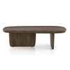 Kaya Solid Wood Coffee Table In Danish Walnut Finish