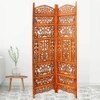 Laurentina Solid Wood 4 Panel Room Divider