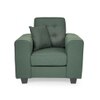 Payton 1 Seater Fabric Sofa in Fern Green Colour