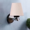Devansh Metal Electric Wall Light in White Colour with White Shade Count of 1 Light