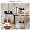 Devansh Dual Steel Metal  Wallmounted Lamp With Beige Jute  Shade