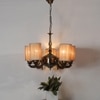 Devansh Black Wall Mounted Lamp With Off-White Cotton Shade