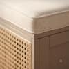 Canora Solid Mango Wood Storage Trunk Taupe