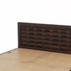 Diamond Solid Wood Queen  Size Bed With Drawer & Box Storage (Walnut Finish)