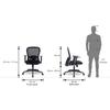 Cohen Study Chair in Black Colour